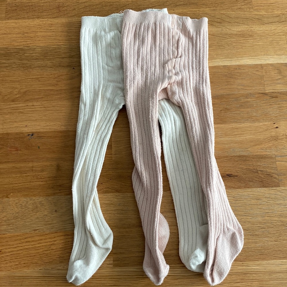 Jamie Kay Ribbed Tights Bundle 1Y-2Y
